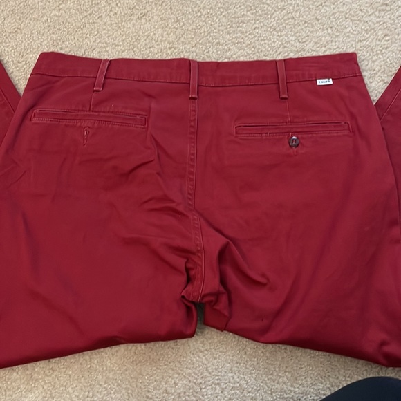 Levi Strauss Red Chino Pants - Picture 2 of 5